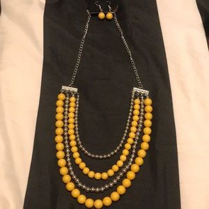 Yellow Dress Necklace